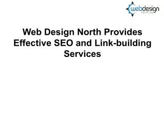 web design north provides effective seo and link
