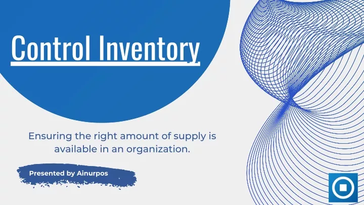 control inventory