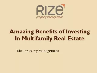 Amazing Benefits of Investing In Multifamily Real Estate