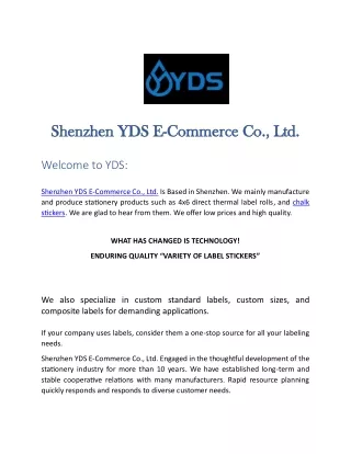 shenzhen yds e shenzhen yds e commerce