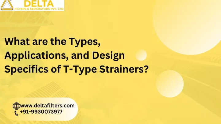 what are the types applications and design