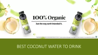 Best Coconut Water to Drink