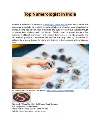Top Numerologist in India