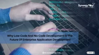 why low code and no code development