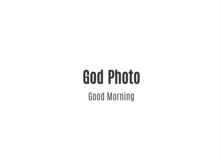 god photo good morning