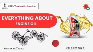 Everything About Engine Oil