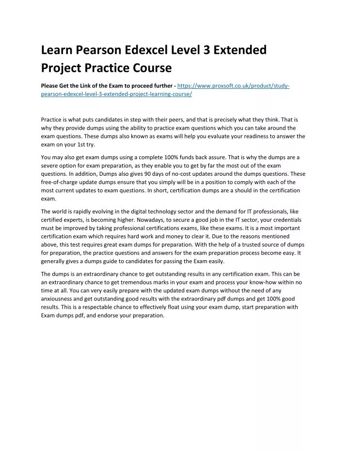 learn pearson edexcel level 3 extended project