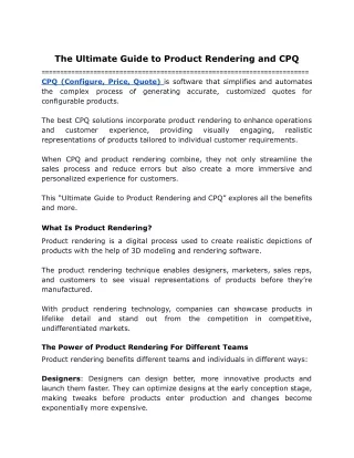 The Ultimate Guide to Product Rendering and CPQ.docx