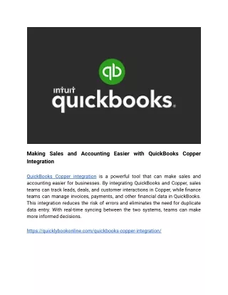 making sales and accounting easier with