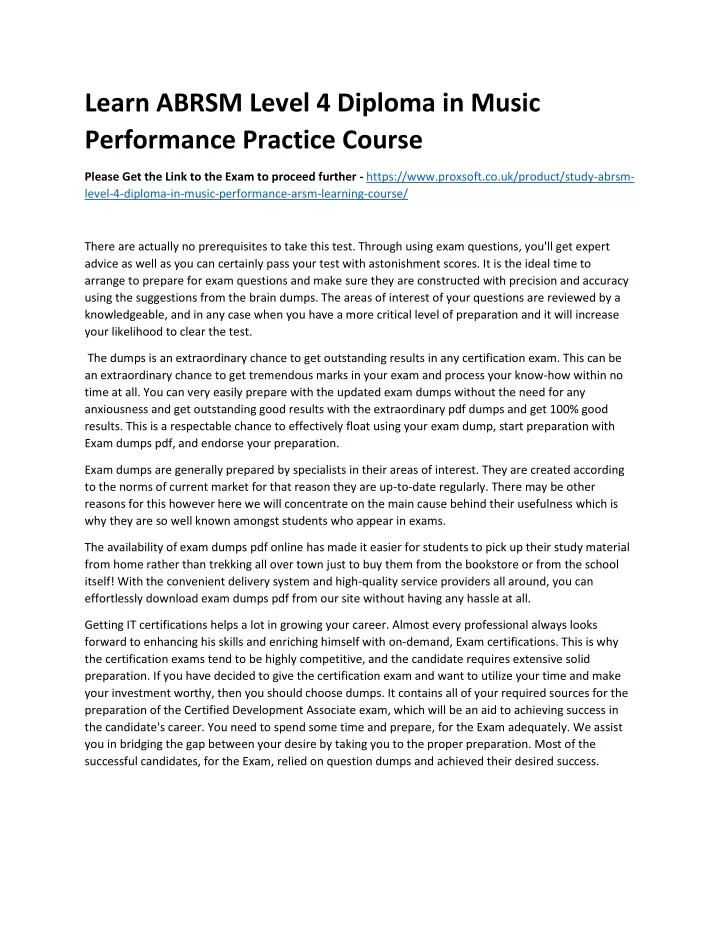 learn abrsm level 4 diploma in music performance