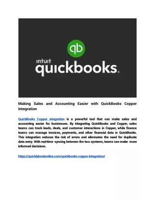 making sales and accounting easier with