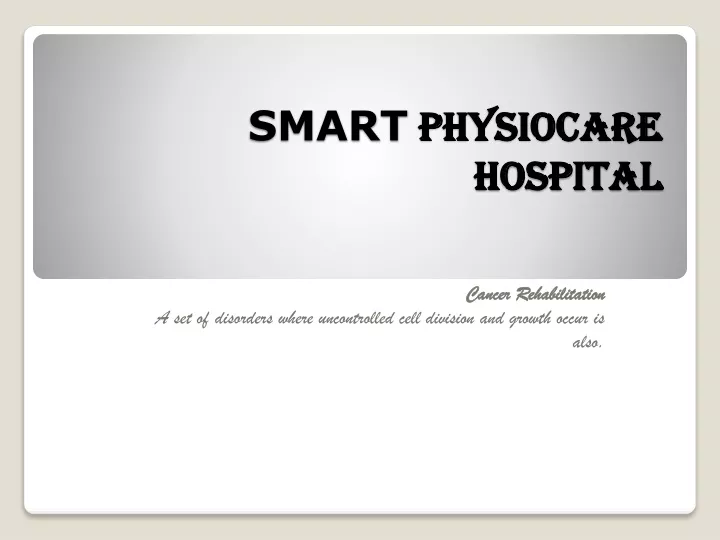 smart physiocare hospital