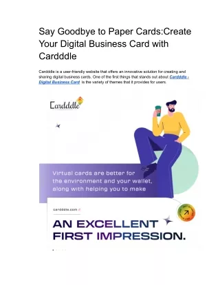 say goodbye to paper cards create your digital