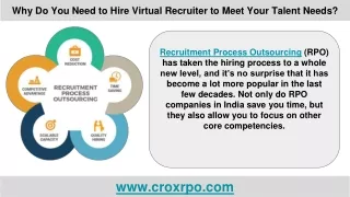 Why Do You Need to Hire Virtual Recruiter to Meet Your Talent Needs_