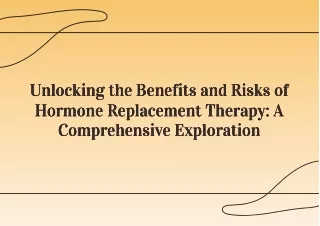 Exploring Hormone Replacement Therapy