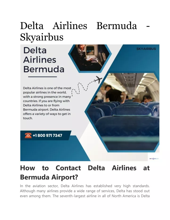 delta airlines bermuda skyairbus