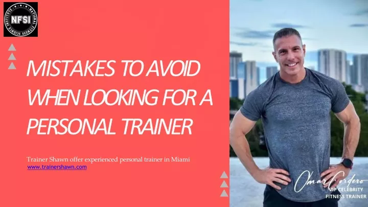 mistakes to avoid when looking for a personal trainer