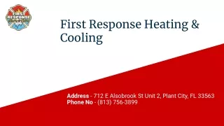 First Response Heating & Cooling