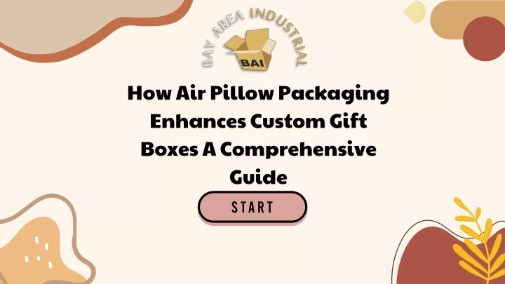 how air pillow packaging enhances custom gift