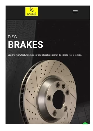 brake disc manufacturer in india