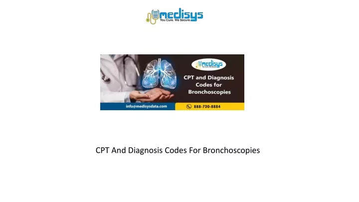 cpt and diagnosis codes for bronchoscopies