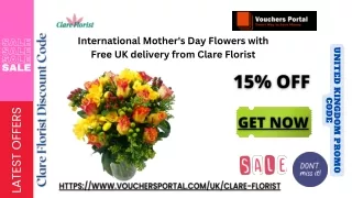 Send Your Love with Mother's Day Flowers and Enjoy a Special Discount