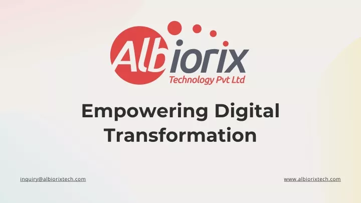 empowering digital transformation