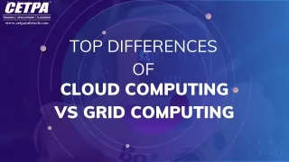 top differences of cloud computing vs grid