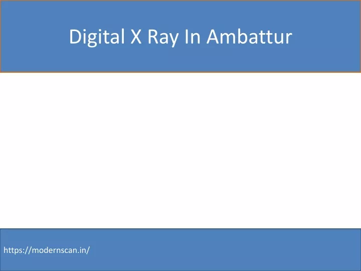 digital x ray in ambattur