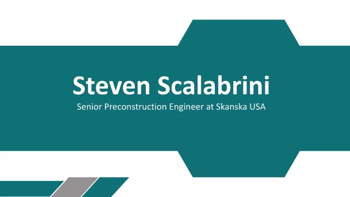 steven scalabrini senior preconstruction engineer