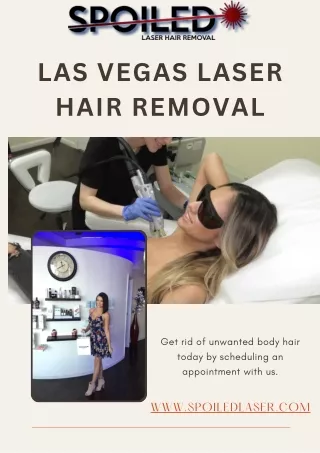 Experience the Latest Technology with Las Vegas Laser Hair Removal