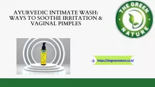 Ayurvedic Intimate Wash Ways to Soothe Irritation & Vaginal Pimples