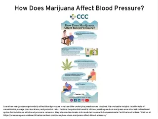How Does Marijuana Affect Blood Pressure?