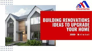 Building Renovations Ideas to Upgrade Your Home