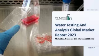 water testing and analysis global market report