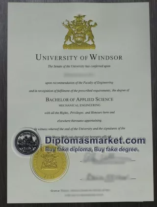 University of Windsor diploma