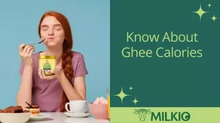 know about ghee calories