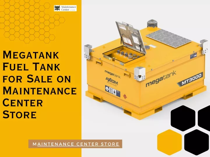 megatank fuel tank for sale on maintenance center