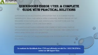 quickbooks error 1723 a complete guide with practical solutions