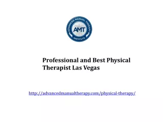 Professional and Best Physical Therapist Las Vegas