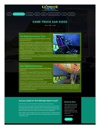 Game Truck San DiegoThe Ultimate Game Truck