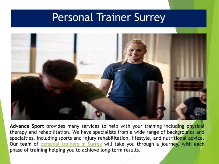 personal trainer surrey