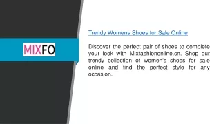 Trendy Womens Shoes For Sale Online  Mixfashiononline.cn