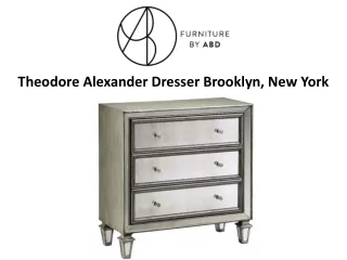 Theodore Alexander Dresser Brooklyn, New York