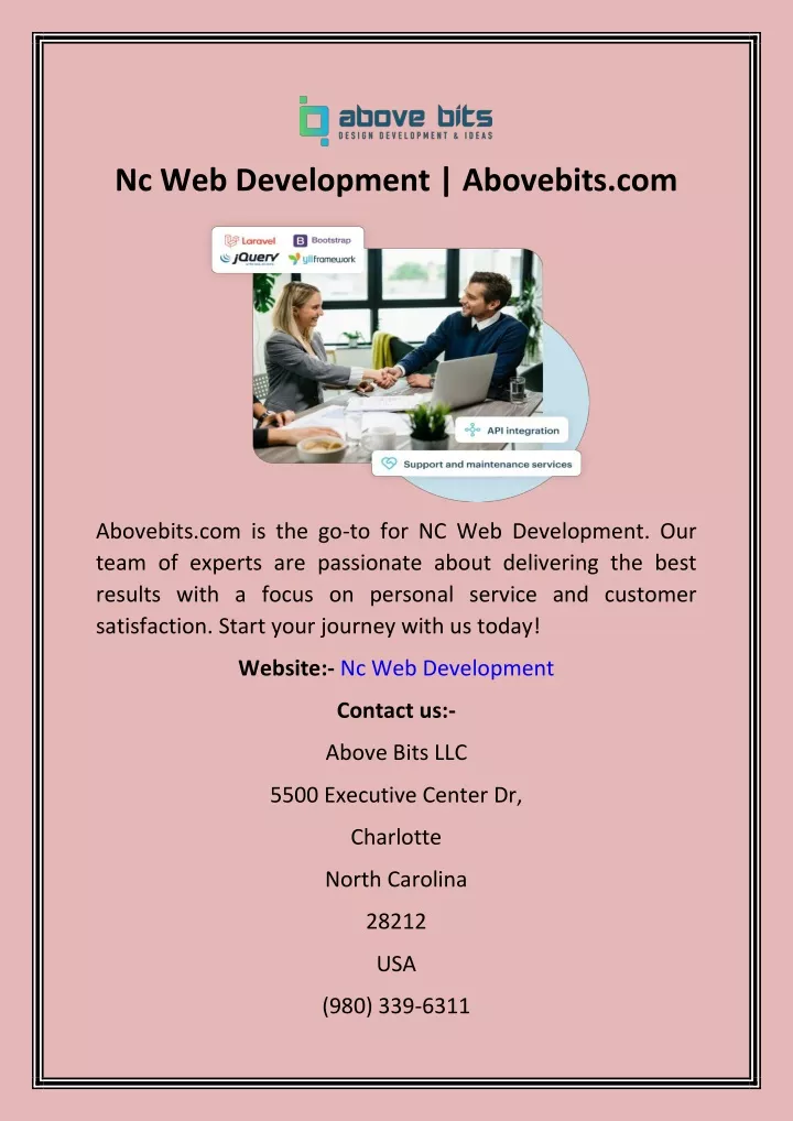 nc web development abovebits com