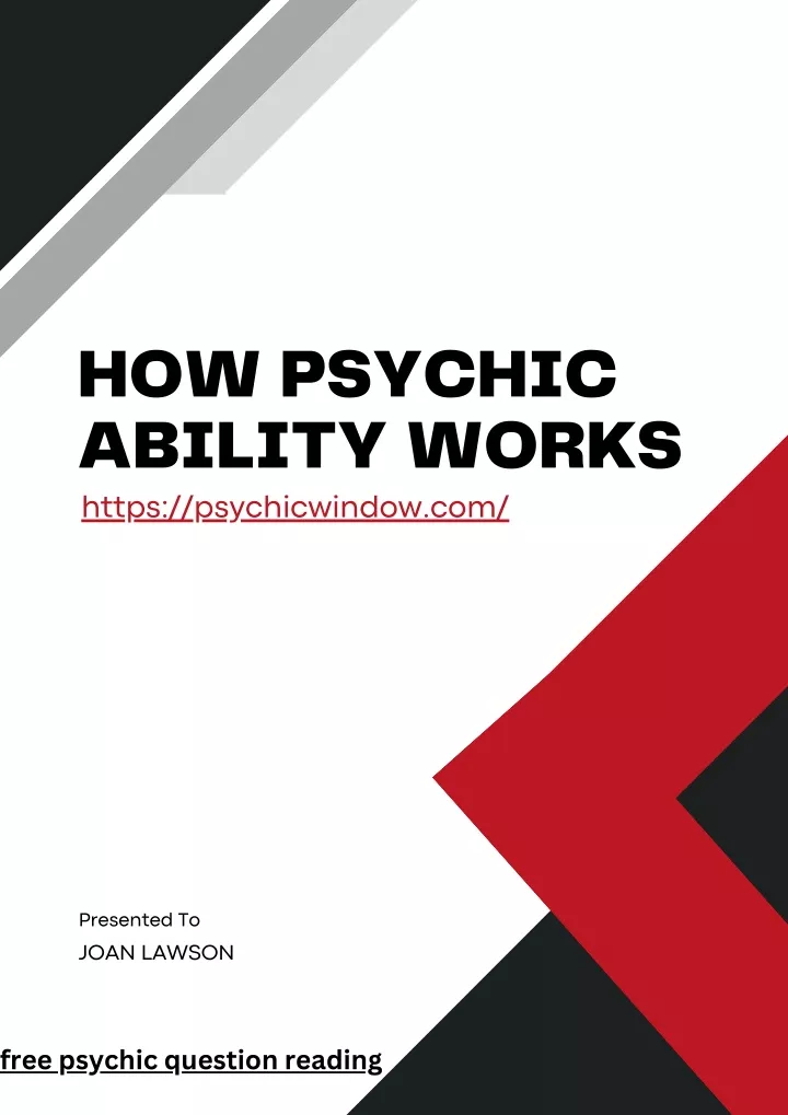 how psychic ability works https psychicwindow com