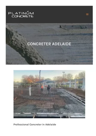 Concreter Adelaide