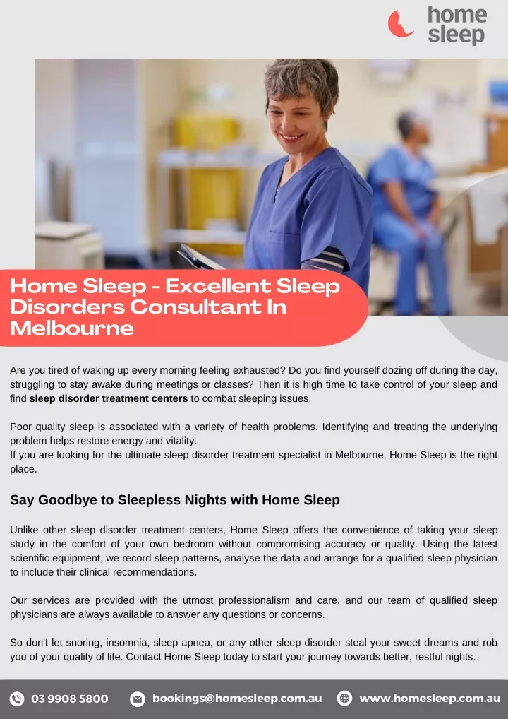 home sleep excellent sleep disorders consultant