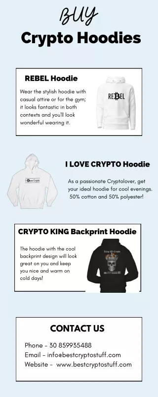 Buy Best Crypto Hoodies : Switzerland