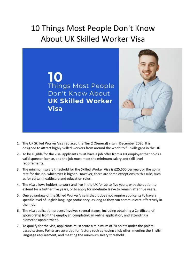 10 things most people don t know about uk skilled